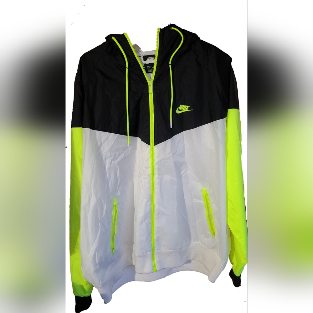 Nike neon windbreaker